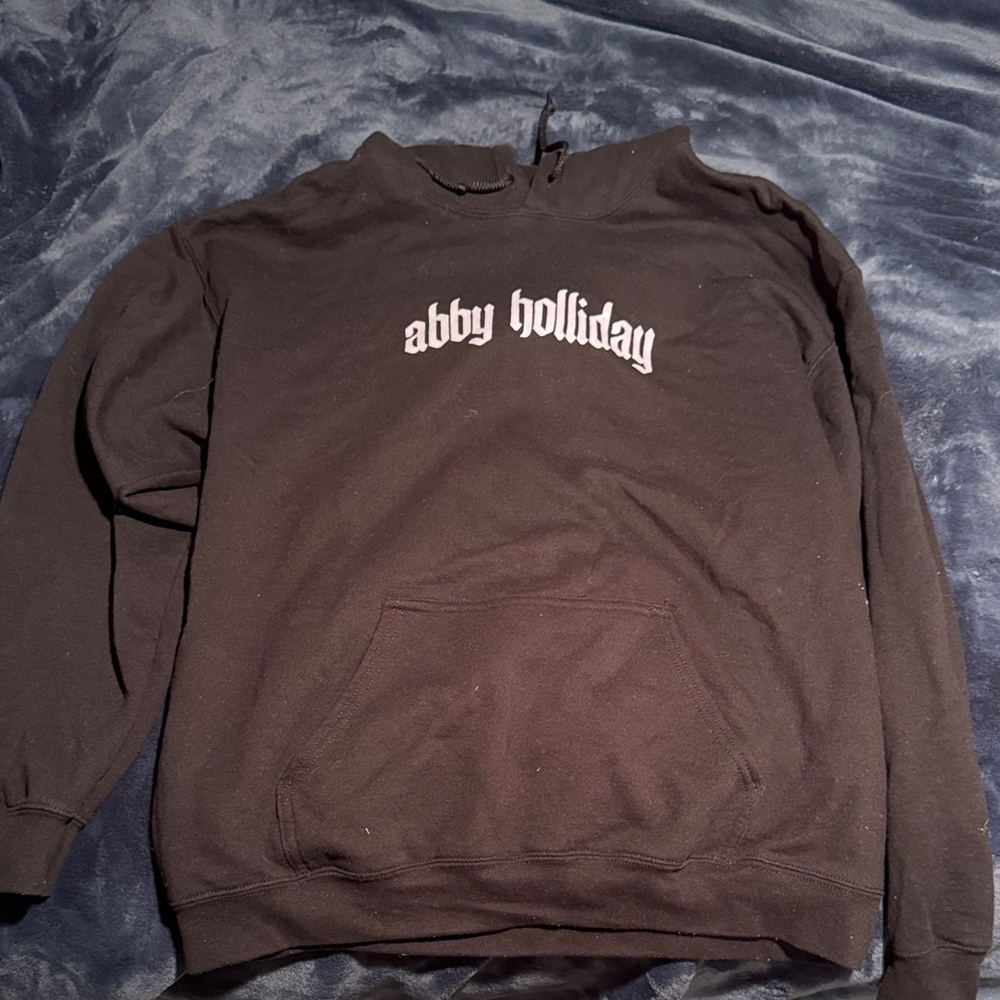 Black Abby Holliday Logo Hoodie